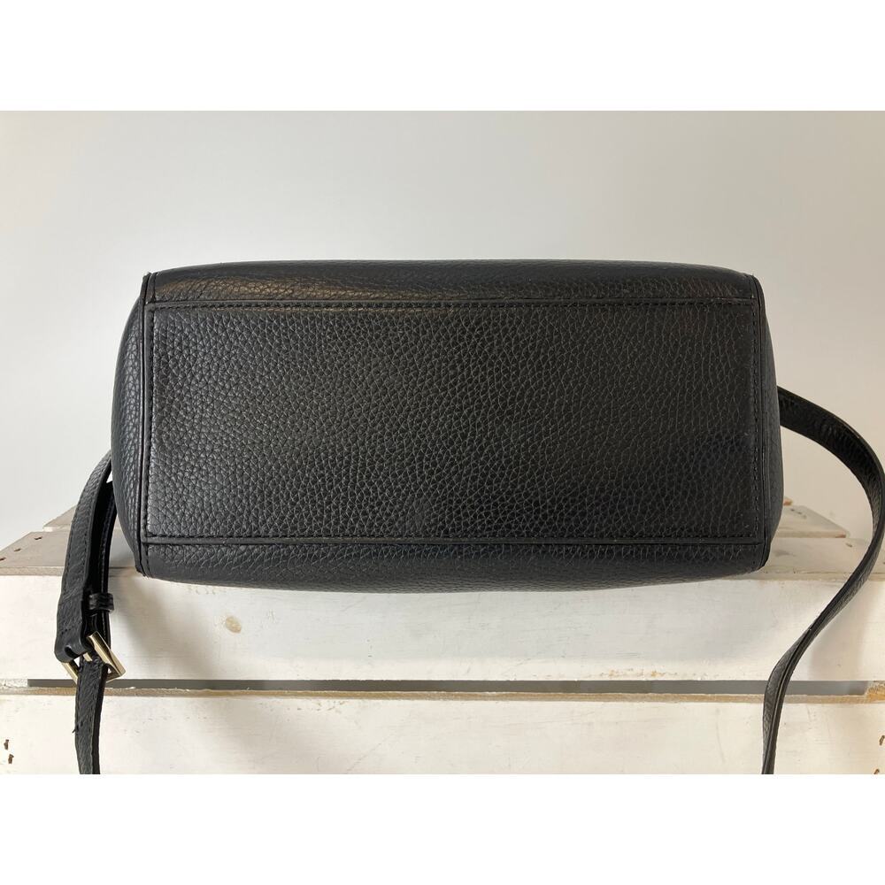 KATE SPADE BLACK PEBBLED LEATHER WOMENS MEDIUM CROSSBODY BAG - Picture 5 of 16